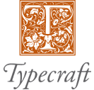 Typecraft logotyp text grey